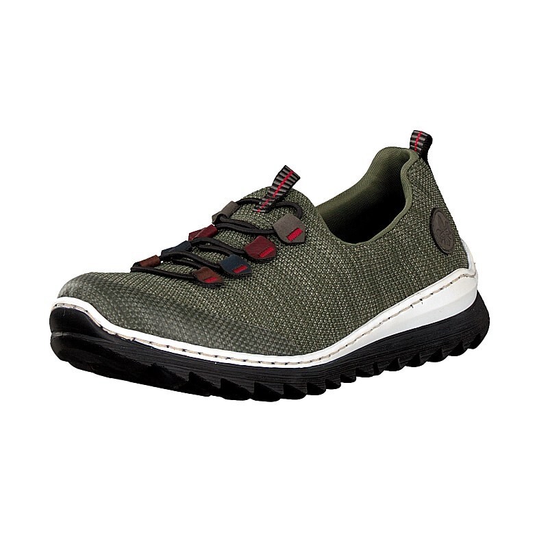 Damske Slip On Rieker M62L2-56, Zelene